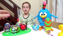 Paulinho Abre Ovos de Massinha Play Doh, Galinha Pintadinha, Carros, Peppa Pig e Ben