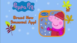 New App: Peppa's Ss Autumn and Winter, available now! - Cartoons for Children - Peppa Pig