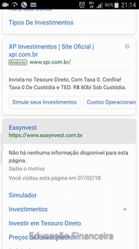 Como simular aplicações no Tesouro Direto através da Easynvest?