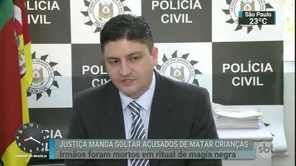 Justiça liberta suspeitos de matar crianças em ritual de bruxaria