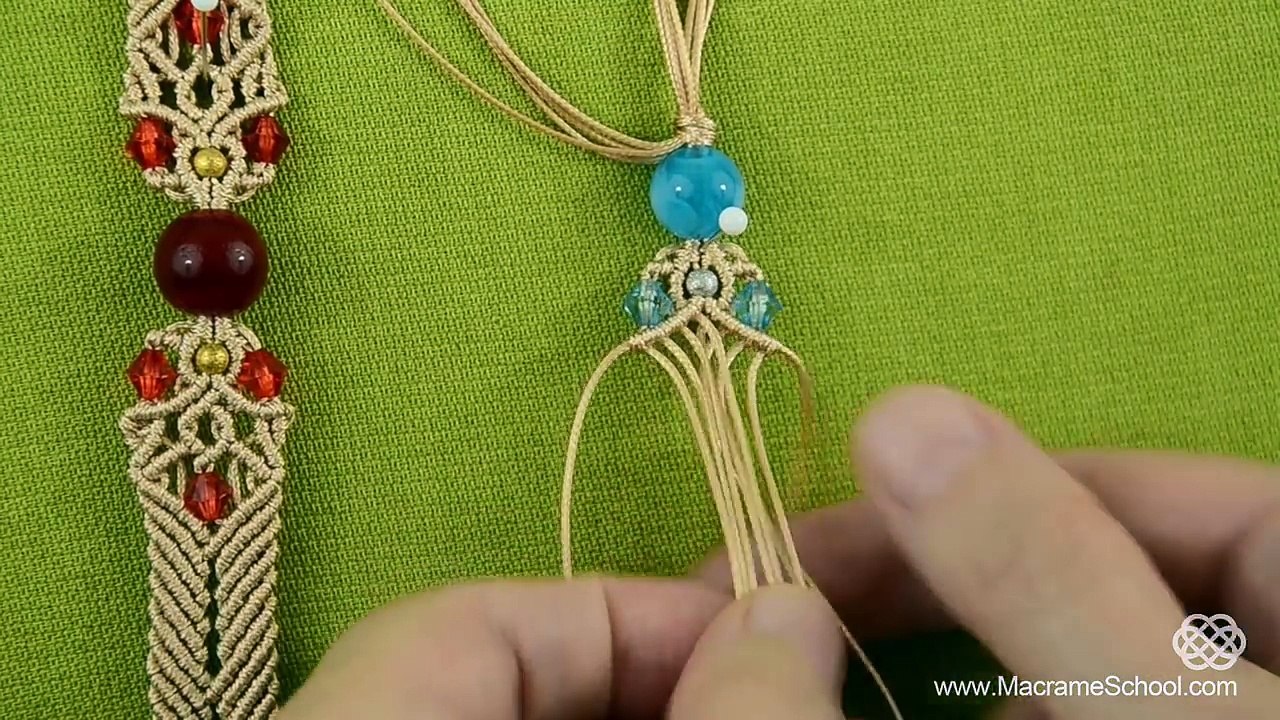 Big Bead Boho Bracelet Tutorial by Macrame School