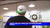 Eagles Fan Gets Trick Play Tattooed on His Arm