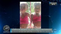 Pais enterram menina de três anos morta em assalto no Rio