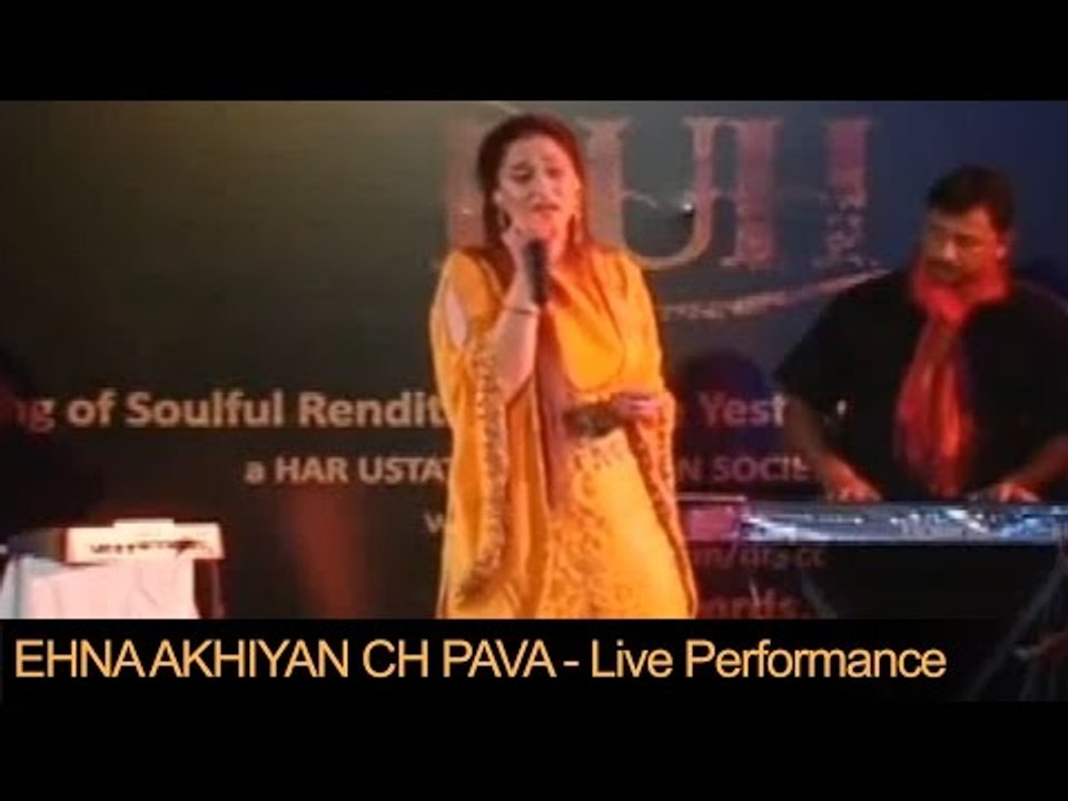 Ehna Akhiyan Ch Pava | Ruh | Live | Vinny Kaur | DRecords