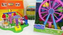 뽀로로와 페파피그 돼지 놀이동산 기차놀이 테마파크 장난감 인형놀이 Peppa Pig Theme Park Big Wheel Deluxe Balloon Ride Train toys