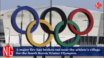 Huge Fire Breaks Out Near Winter Olympics Athletes Village