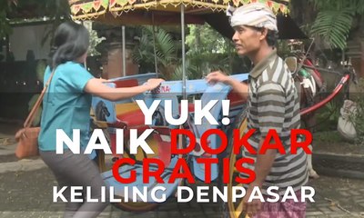 Yuk! Naik Dokar Gratis Keliling Denpasar