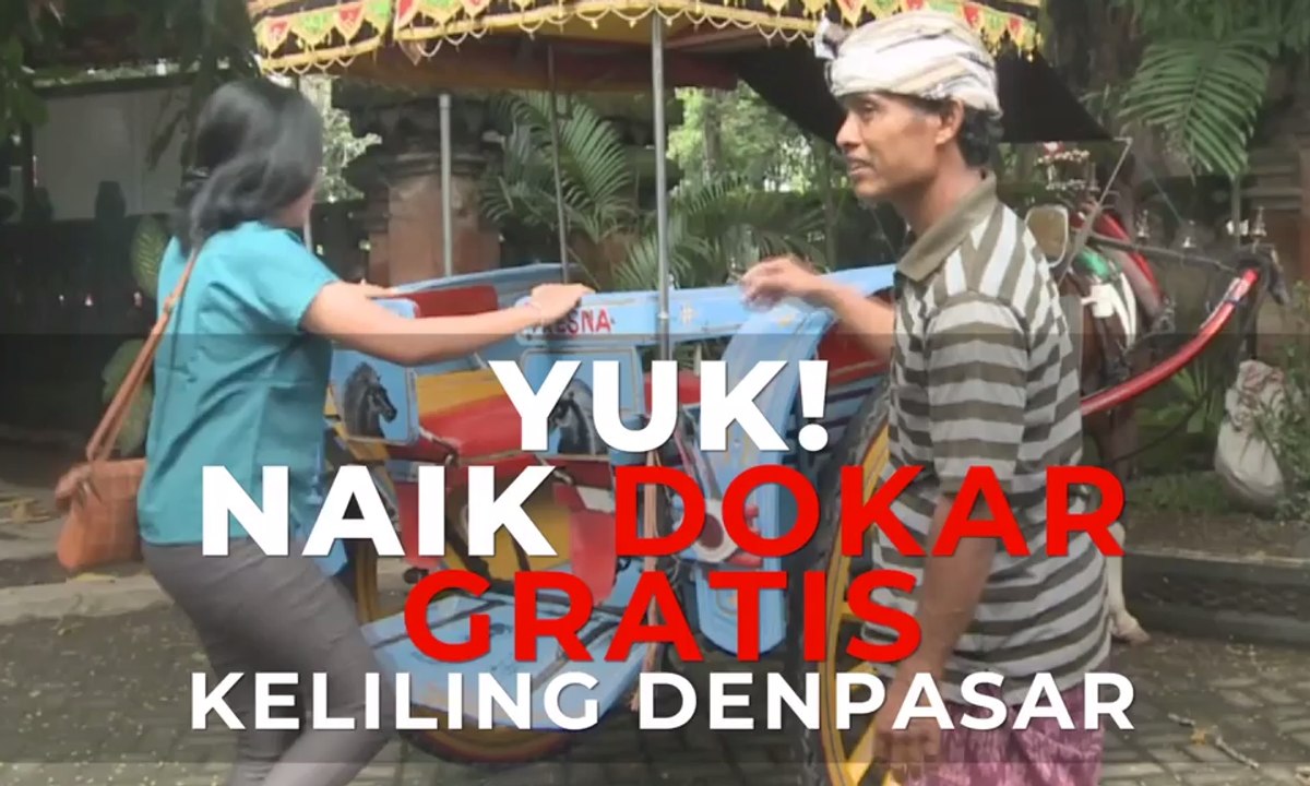 Yuk! Naik Dokar Gratis Keliling Denpasar