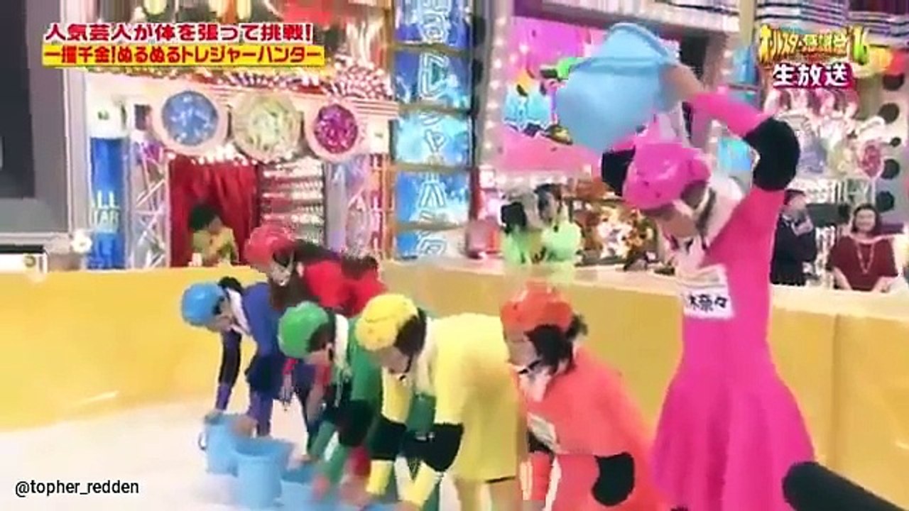 日本スリッパリー階段（女性編） Japanese Slippery Stairs (Female edition)