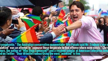 Justin Trudeau Regrets ‘Peoplekind’: ‘I Made a Dumb Joke’