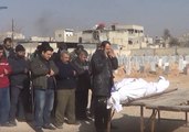 Funeral Held for Victim of East Ghouta Airstrikes