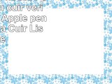 Lucrin  Étui housse pochette en cuir véritable pour Apple pencil  Fuchsia  Cuir Lisse