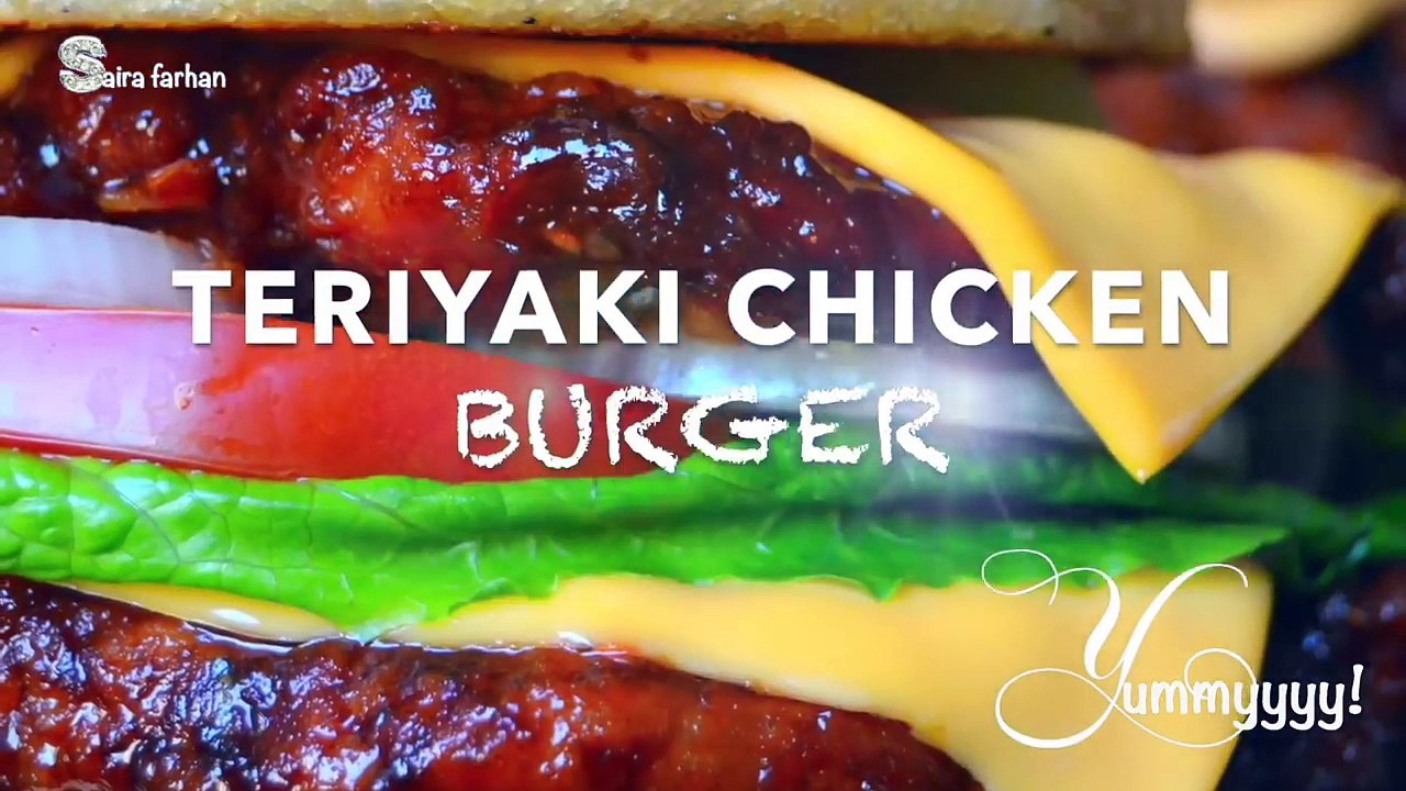 Teriyaki chicken burger Recipe