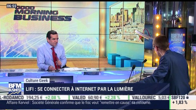 Anthony Morel: Le Lifi pour se connecter à internet par la lumière - 08/02