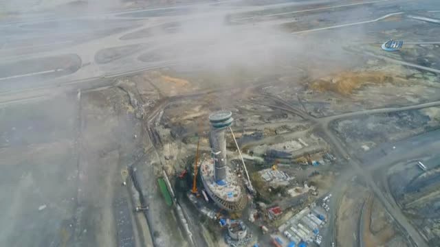 Yüzde 78'i Tamamlanan 3'üncü Havalimanı İnşaatı Havadan Görüntülendi