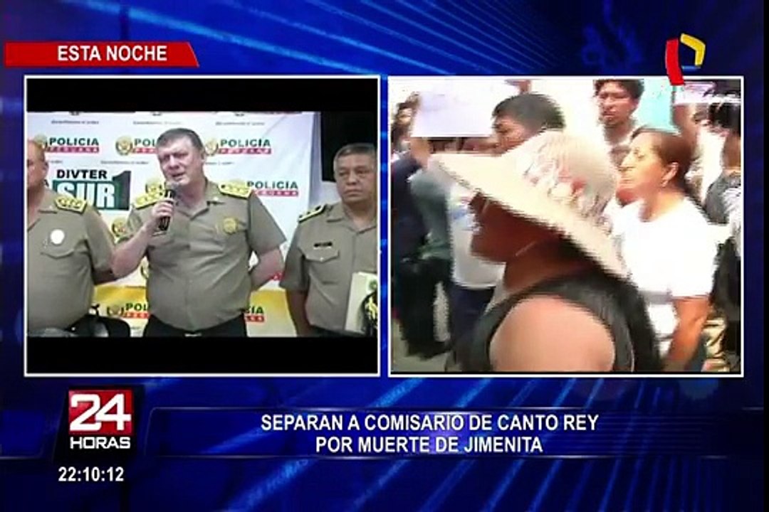 Separan a comisario de Canto Rey por muerte de Jimenita