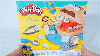 Play-Doh Dentista Comendo Macarronada Colorida de Massinha de Modelar Doctor Drill N Fill