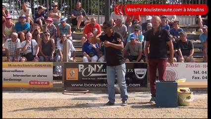 Moulins 2017, record des 1000 boules à 5 tireurs : Jimmy RAKOTOARINIAINA