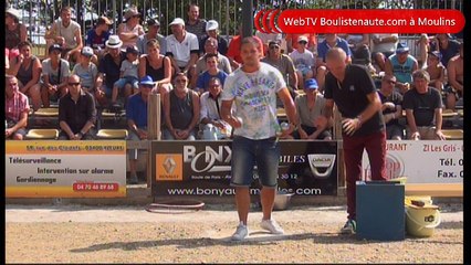 Moulins 2017, record des 1000 boules à 5 tireurs : William DAUPHANT