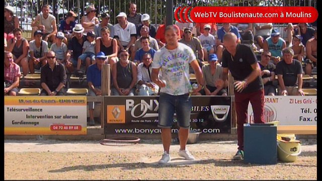 Moulins 2017, record des 1000 boules à 5 tireurs : William DAUPHANT