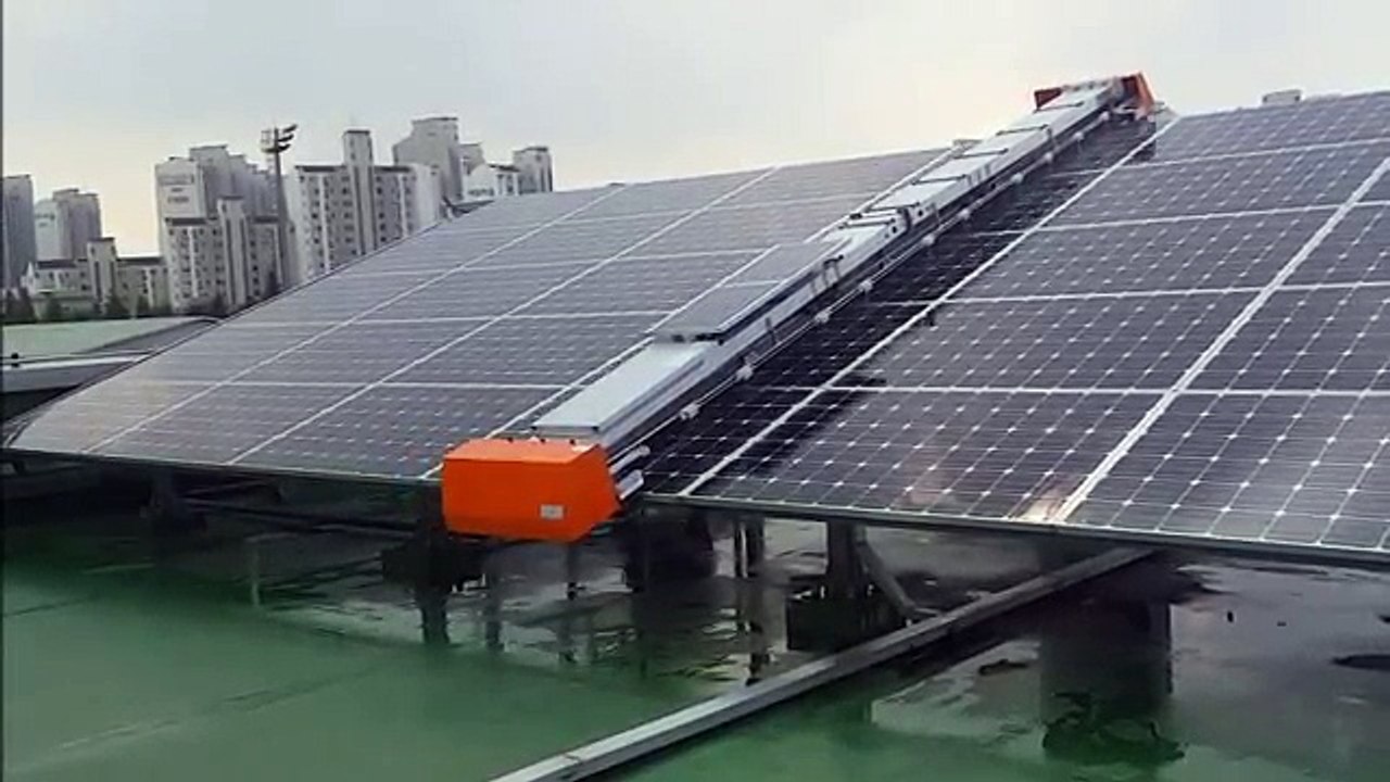 Automated Solar Panel Cleaning System