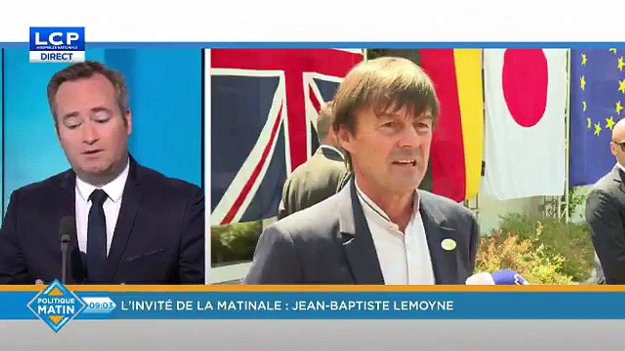 Affaire Hulot: Jean-Baptiste Lemoyne, Secrétaire d'Etat auprès du Ministre de l'Europe et des Affaires Etrangères s'est exprimé sur LCP : "Il ne faut pas que la rumeur remplace la vérité"