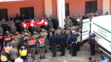 Afrin şehidi baba ocağına uğurlandı