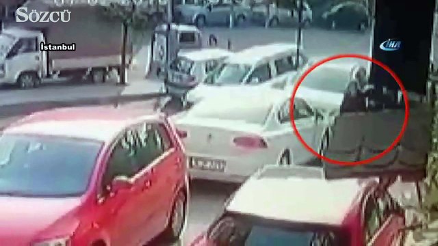 Şişli’deki korkunç cinayet kamerada!