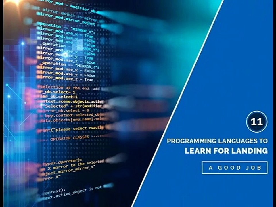 11 Programming Languages to Learn For Landing a Good Job