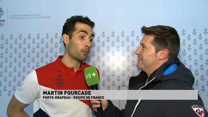 Infosport+ - JO d'hiver: Interview du porte-drapeaux Martin Fourcade