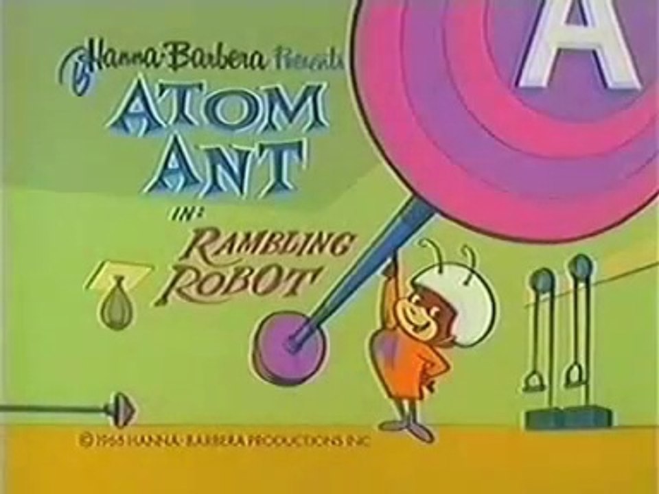 LA HORMIGA ATOMICA - EL ROBOT DESTRUCTOR - DIBUJOS ANIMADOS AÑOS 60