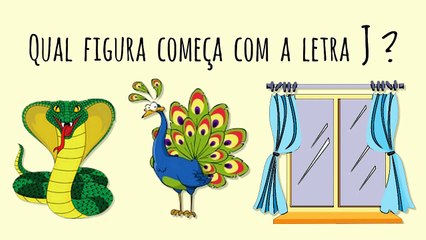 Alfabeto Completo para Crianças / ABC em português / Qual figura começa? #1 - Ep. 39