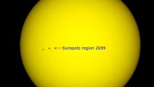 Sun - Sunspots region 2699 (8 February 2018)
