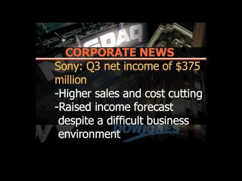 Wall Street Wrap for 29 October 2010