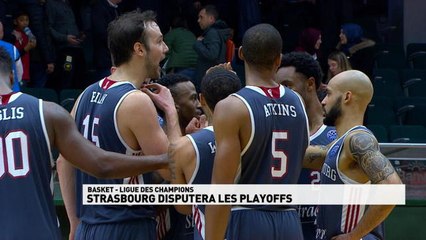 Basket Champions League - Strasbourg en playoffs