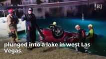 1 dead after car plunges into lake