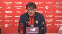Entrenador del Sevilla: El equipo ha jugado con espíritu sevillista
