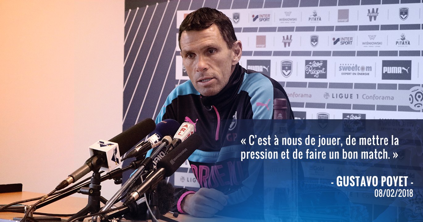 Point presse de Gustavo Poyet avant Bordeaux - Amiens