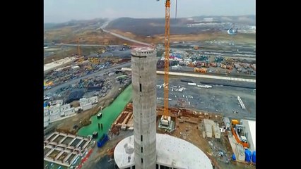 3. Havalimanı inşaatı bitmek üzere... Son hali böyle görüntülendi