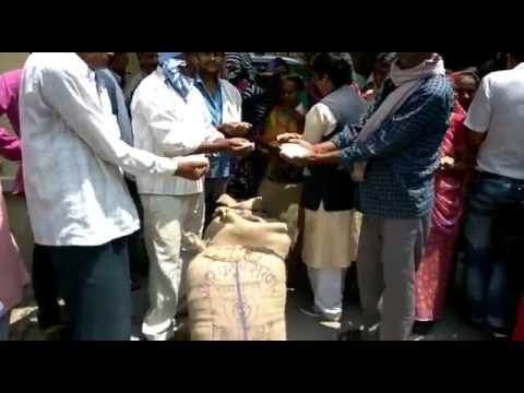 Grain for poor are going for selling, women caught handed over to commissioner