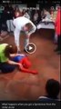 Spider man gets knocked out during stunt