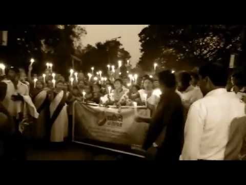 Tribute to martyrs in Dhanbad