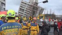 Earthquake aftershocks disrupt rescue efforts for missing