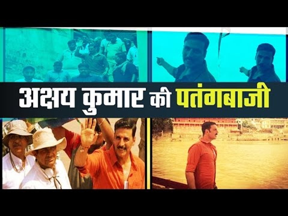 Akshay Kumar kite flying at River Ganga in Varanasi While Jolly LLB Shoot Took a Break