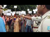 protest againest jharkhand chief minister in dumka