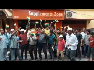 Celebration in Dehradun after Surgical Strike in LOC