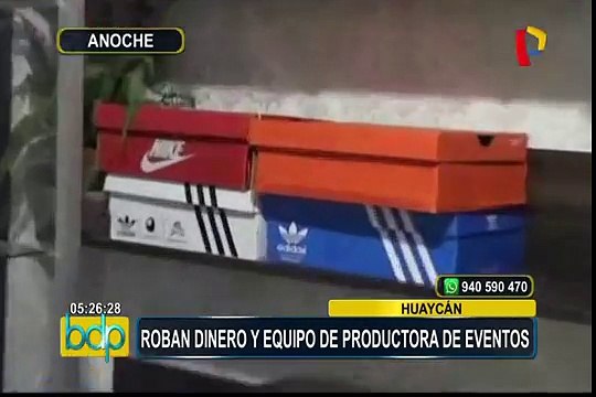 Huaycán: asaltan local de productora de eventos y se llevan 40 mil soles