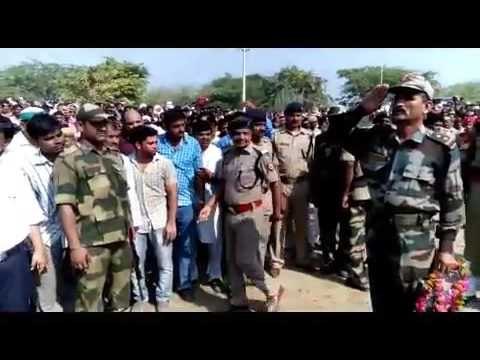 #BaramulaAttack : Martyr Nitin Yadav takes his last journey in kanpur