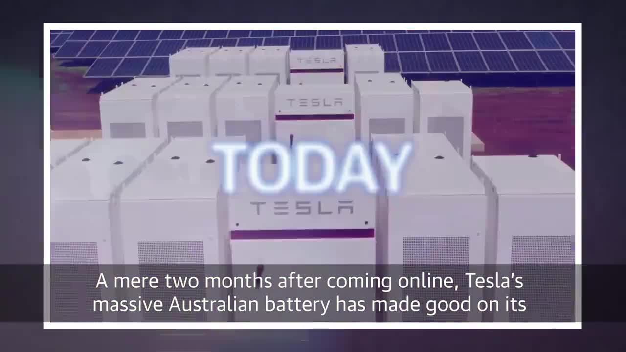 Tesla's South Australian battery just negated a...