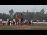 jawans performs in the officers training academy in gaya